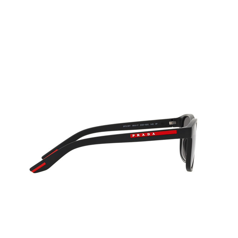 Lunettes de soleil Prada Linea Rossa PS 06YS DG002G black rubber - 3/3