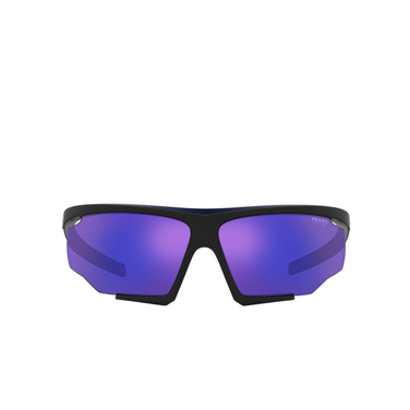 Prada Linea Rossa PS 07YS Sunglasses 13K05U black / red rubber - front view
