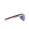 Occhiali da sole Prada Linea Rossa PS 07YS 15K08R white / black rubber - anteprima prodotto 3/3