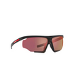 Lunettes de soleil Prada Linea Rossa PS 07YS DG010A black rubber - Vignette du produit 2/3