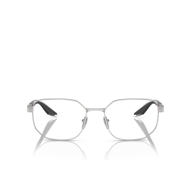 Prada Linea Rossa PS 50QV Eyeglasses 1BC1O1 silver - 1/3