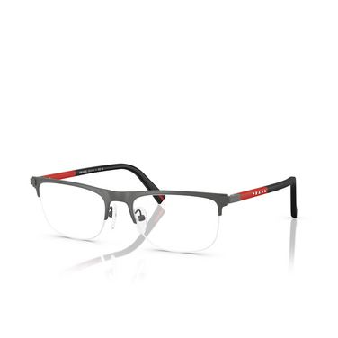 Prada Linea Rossa PS 50RV Eyeglasses 06P1O1 grey rubber - three-quarters view