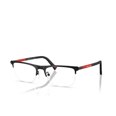 Prada Linea Rossa PS 50RV Eyeglasses 1BO1O1 matte black - three-quarters view