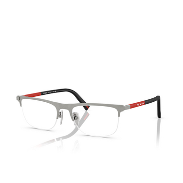 Lunettes de vue Prada Linea Rossa PS 50RV DHG1O1 matt brushed lead - Vue trois quarts