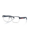 Prada Linea Rossa PS 51RV Korrektionsbrillen TFY1O1 blue baltic rubber / silver - Produkt-Miniaturansicht 2/3