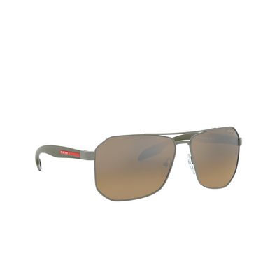 Prada Linea Rossa PS 51VS Sunglasses DG1741 gunmetal rubber - three-quarters view