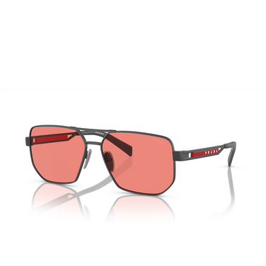 Prada Linea Rossa PS 51ZS Sunglasses 15P20B matte grey - three-quarters view