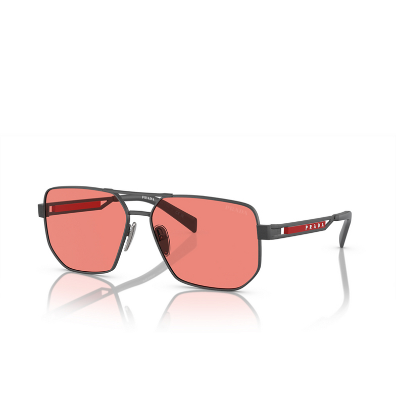 Prada Linea Rossa PS 51ZS Sunglasses 15P20B matte grey - 2/3
