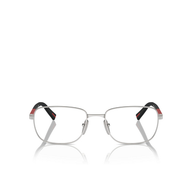 Prada Linea Rossa PS 52QV Eyeglasses 1BC1O1 silver - front view