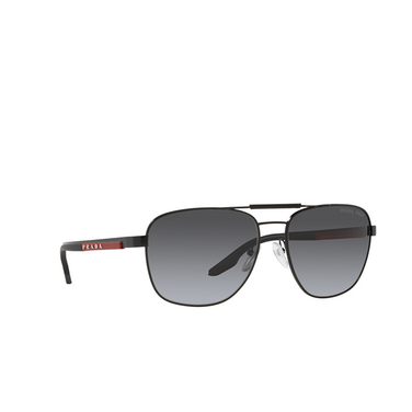 Prada Linea Rossa PS 53XS Sunglasses 1BO6G0 matte black - three-quarters view