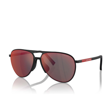 Gafas de sol Prada Linea Rossa PS 53ZS DG008F rubbered black - Vista tres cuartos