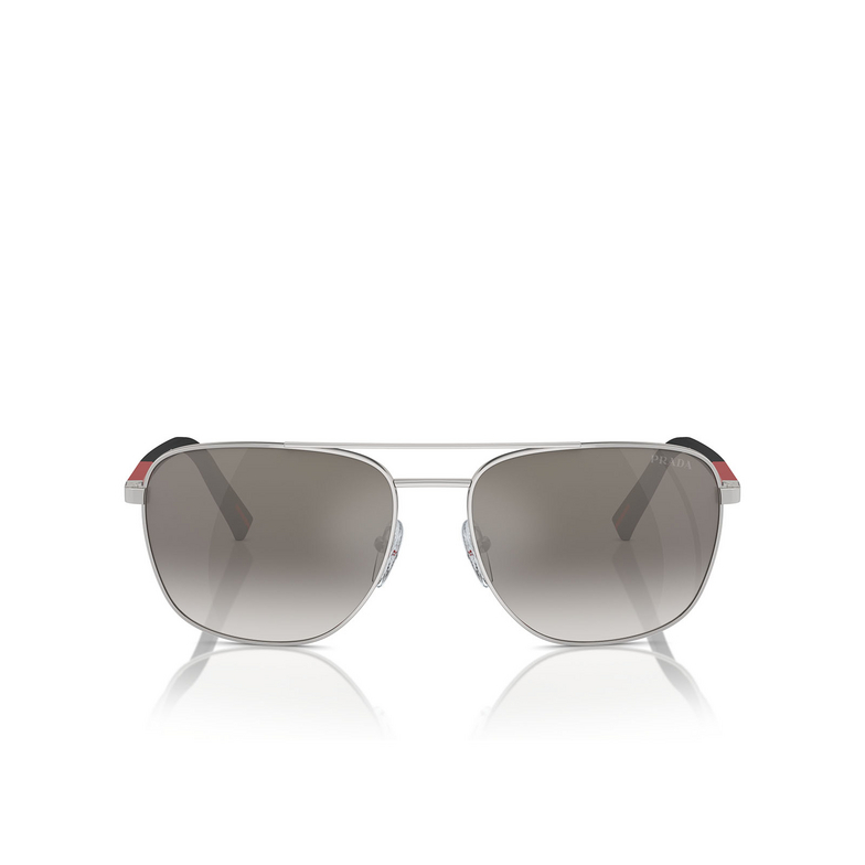 Occhiali da sole Prada Linea Rossa PS 54ZS 1BC02M silver - 1/3