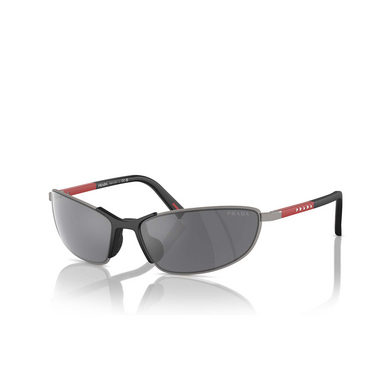 Prada Linea Rossa PS 55ZS Sunglasses 5AV07G gunmetal - three-quarters view