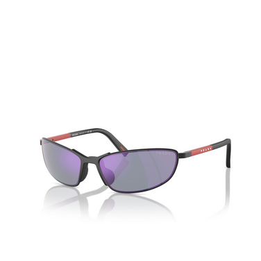 Occhiali da sole Prada Linea Rossa PS 55ZS DG010J rubbered black - tre quarti