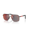 Lunettes de soleil Prada Linea Rossa PS A50S DG008F black rubber - Vignette du produit 2/3