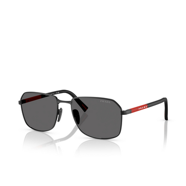 Lunettes de soleil Prada Linea Rossa PS A51S 1BO06F matte black - Vue trois quarts