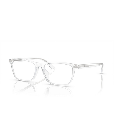 Prada PR 01ZVD Eyeglasses 2AZ1O1 transparent clear - three-quarters view