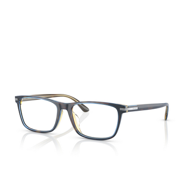 Lunettes de vue Prada PR 01ZVD ZXH1O1 moro turquoise - Vue trois quarts