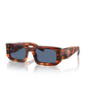 Prada PR 06YS Sunglasses 17R06A striped radica - product thumbnail 2/4