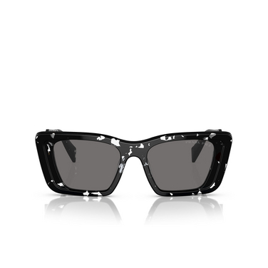Prada PR 08YS Sunglasses 15S5Z1 black crystal tortoise - front view