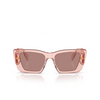 Prada PR 08YS Sunglasses 19Q10D transparent peach - product thumbnail 1/4