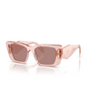 Prada PR 08YS Sunglasses 19Q10D transparent peach - product thumbnail 2/4
