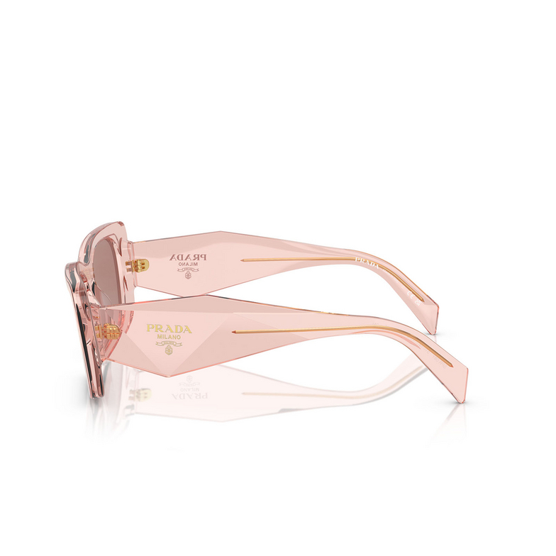 Prada PR 08YS Sunglasses 19Q10D transparent peach - 3/4