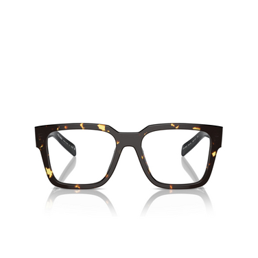 Prada PR 08ZV Eyeglasses 16R1O1 tortoise black malt - front view