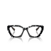 Gafas graduadas Prada PR 09YV 15S1O1 black crystal tortoise - Miniatura del producto 1/4