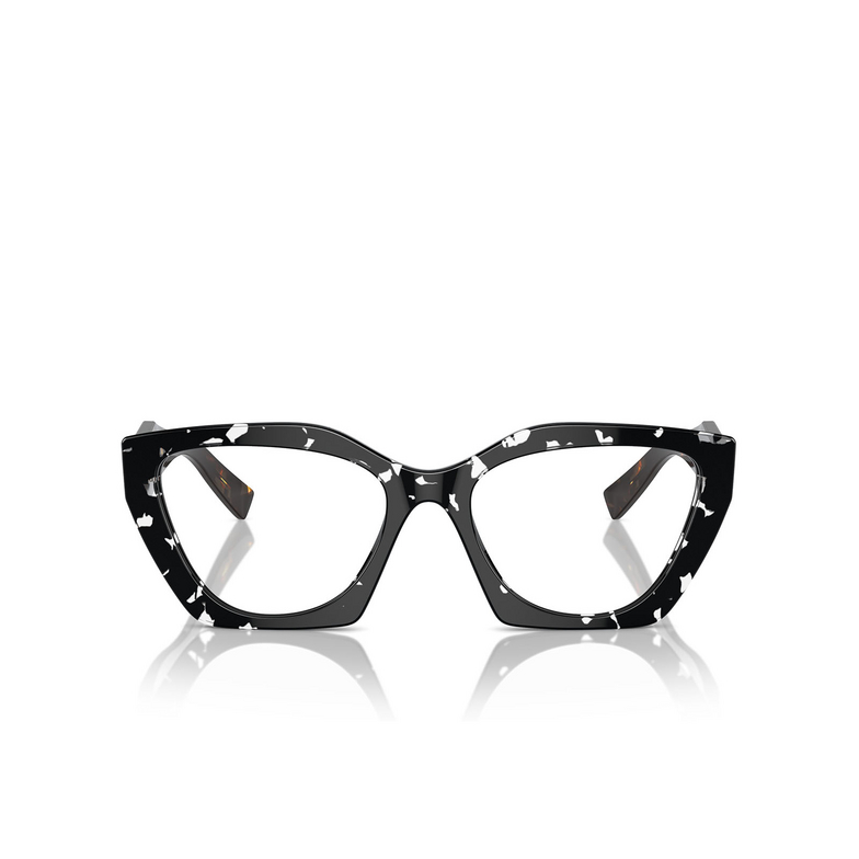 Prada PR 09YV Eyeglasses 15S1O1 black crystal tortoise - 1/4