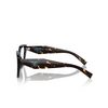 Prada PR 09YV Eyeglasses 15S1O1 black crystal tortoise - product thumbnail 3/4