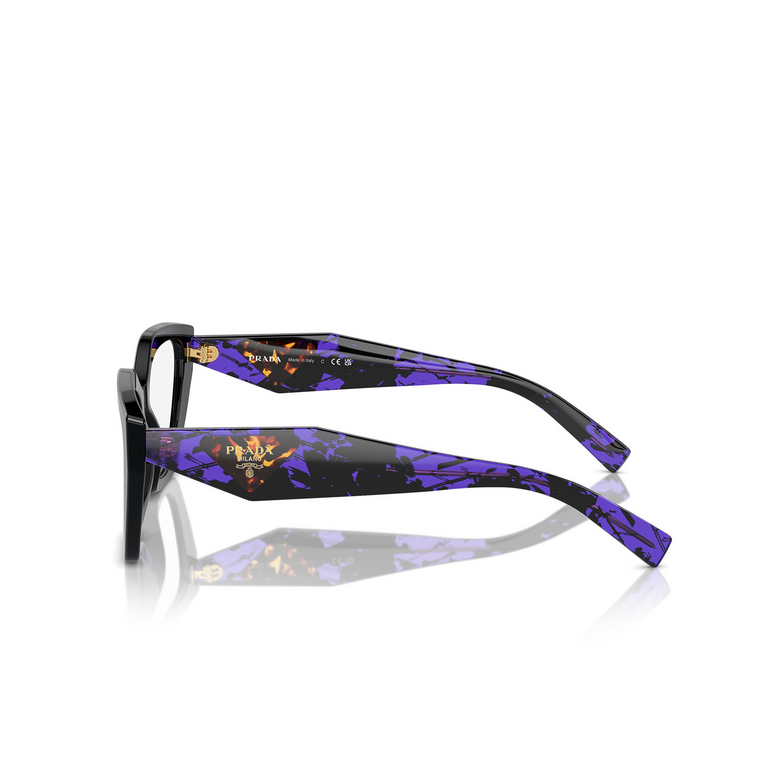 Prada PR 09YV Eyeglasses 19S1O1 black - 3/4