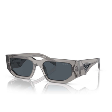 Prada PR 09ZS Sunglasses 18S09T transparent asphalt - three-quarters view