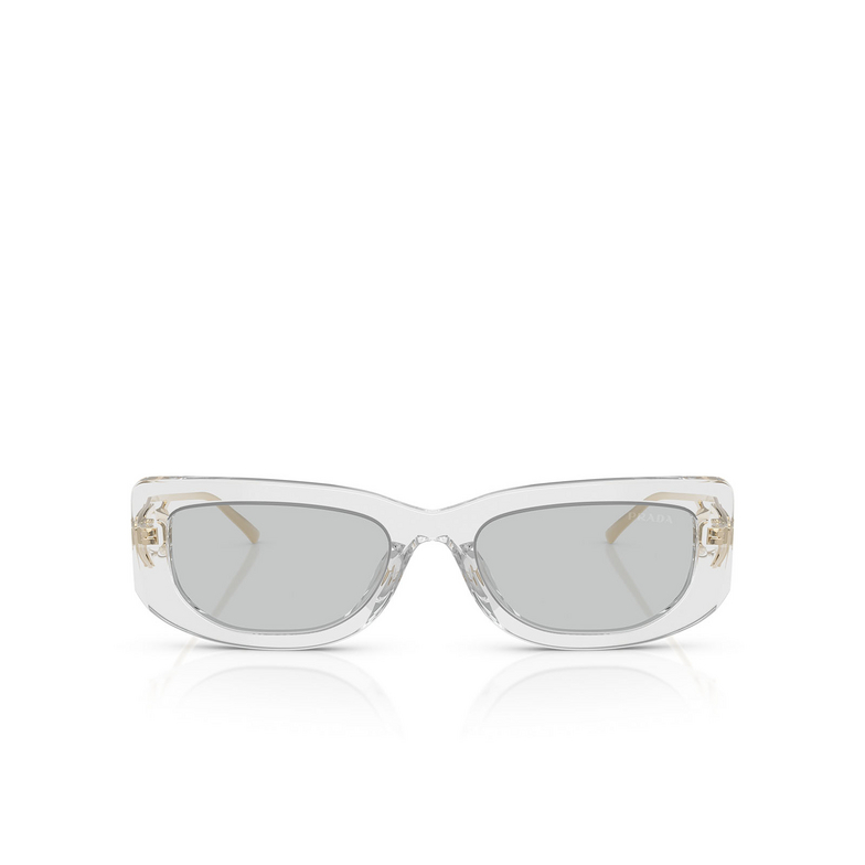 Prada PR 14YS Sunglasses 12R50K transparent grey - 1/4