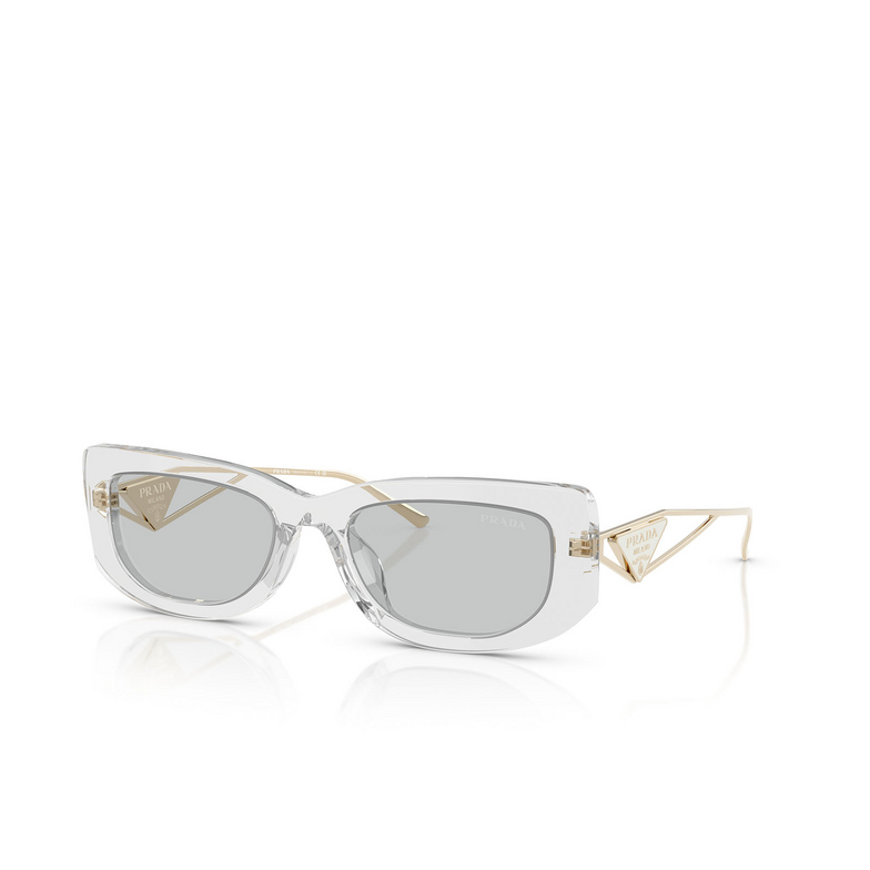 Prada PR 14YS Sunglasses 12R50K transparent grey - 2/4