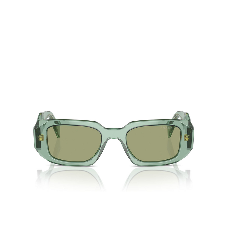 Prada PR 17WS Sunglasses 11R10E transparent sage - 1/4