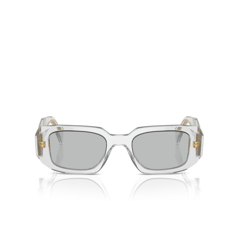 Prada PR 17WS Sunglasses 12R30B transparent grey - 1/4