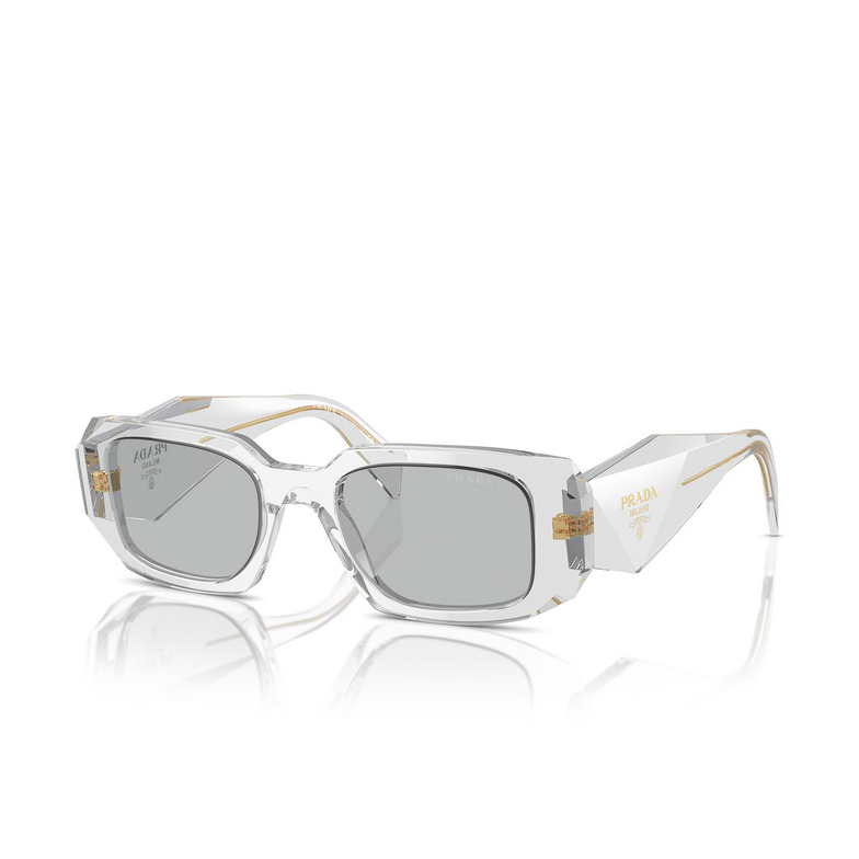 Prada PR 17WS Sunglasses 12R30B transparent grey - 2/4