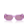 Prada PR 17WS Sunglasses 13R07Q transparent amethyst - product thumbnail 1/4