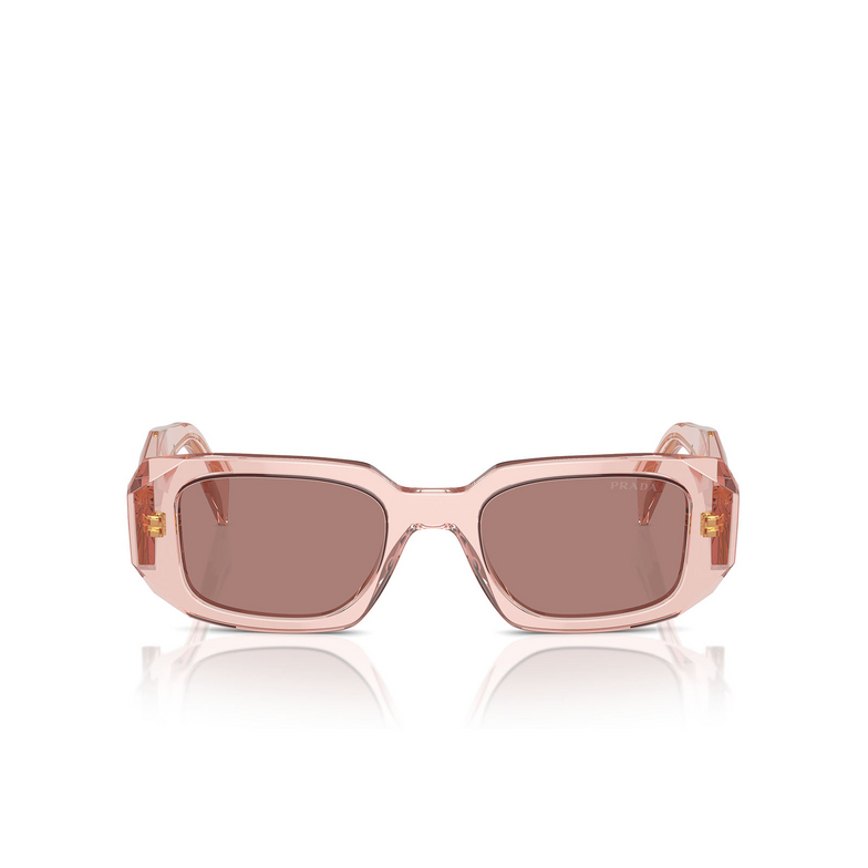 Prada PR 17WS Sunglasses 19Q10D transparent peach - 1/4