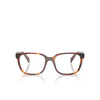 Occhiali da vista Prada PR 17ZV 22A1O1 poppy tortoise - anteprima prodotto 1/4