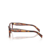 Occhiali da vista Prada PR 17ZV 22A1O1 poppy tortoise - anteprima prodotto 3/4