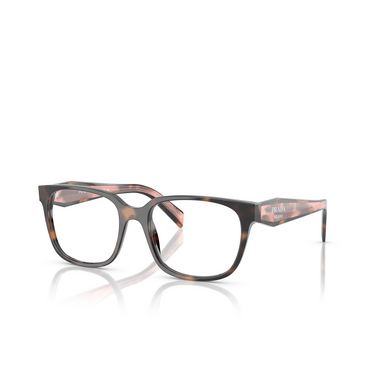 Prada PR 17ZV Eyeglasses 23A1O1 mauve tortoise - three-quarters view