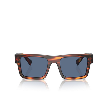 Prada PR 19WS Sunglasses 17R06A striped radica - front view