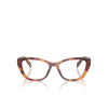 Gafas graduadas Prada PR 19WV 22A1O1 poppy tortoise - Miniatura del producto 1/4