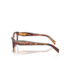 Prada PR 19WV Eyeglasses 22A1O1 poppy tortoise - product thumbnail 3/4