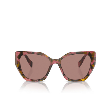 Prada PR 19ZS Sunglasses 18N10D tortoise cognac begonia - front view