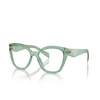 Prada PR 20ZV Eyeglasses 11R1O1 transparent sage - product thumbnail 2/4