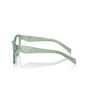 Prada PR 20ZV Eyeglasses 11R1O1 transparent sage - product thumbnail 3/4