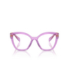 Prada PR 20ZV Eyeglasses 13R1O1 transparent amethyst - product thumbnail 1/4